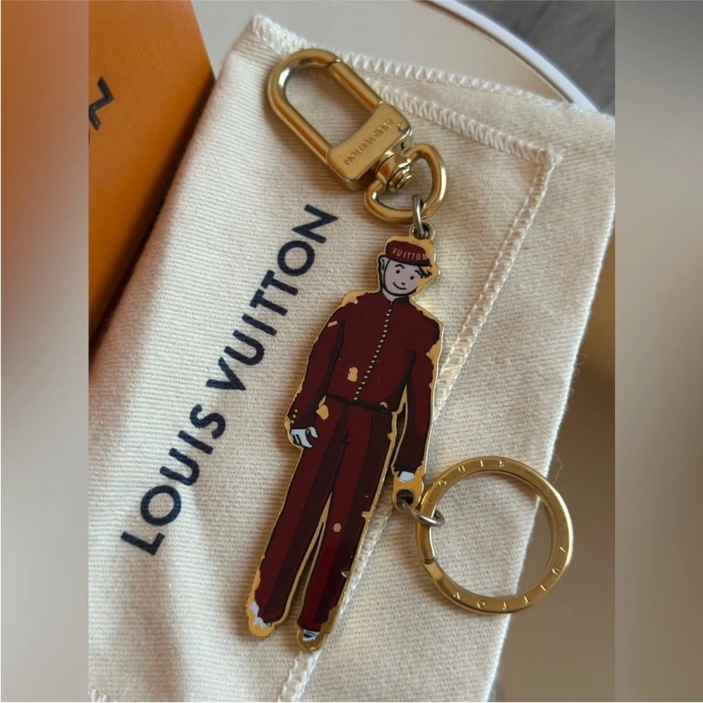 Louis Vuitton very rare Le Groom bag charm key ring